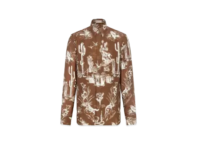 Dior x Cactus Jack Shirt "Brown"