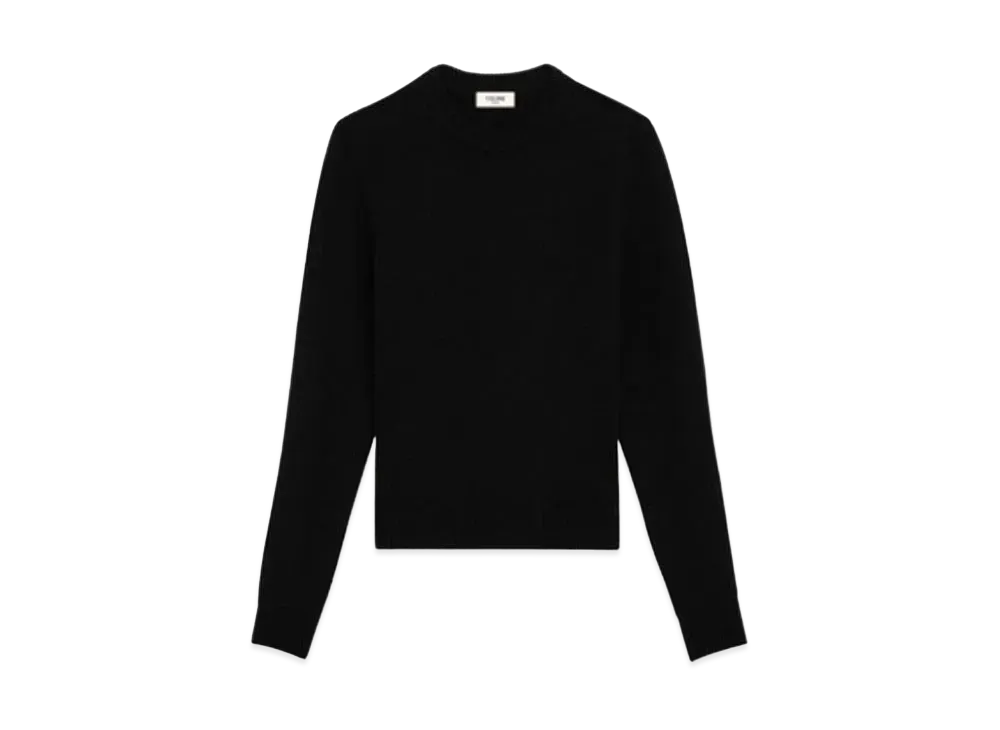 CELINE Crew Neck Sweater / Cashmere "Black"