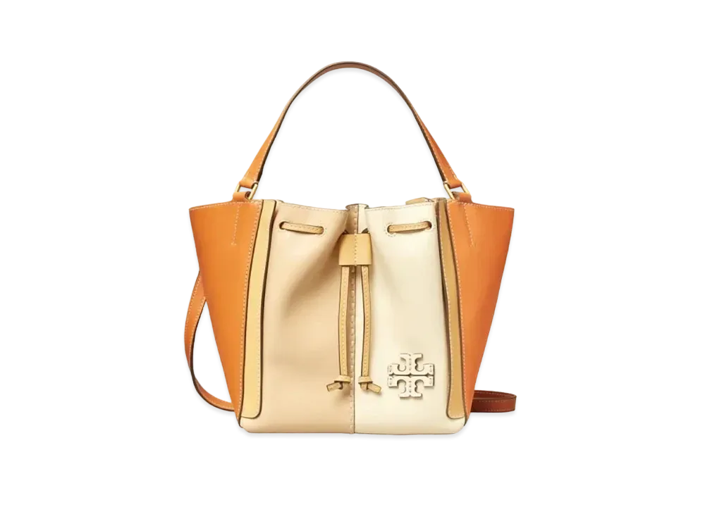 TORY BURCH Mac Glow Color Block Dragon Fly (Dragonfly Bag) "Squash Multi"