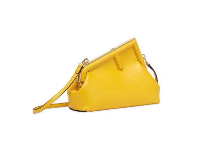 FENDI First Small Leather Bag "Yellow"
