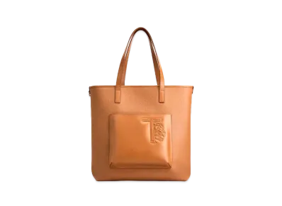 TOD'S Leather Shopping Bag Medium "Brown"