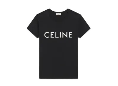 CELINE T-Shirt / Cotton "Black/White"