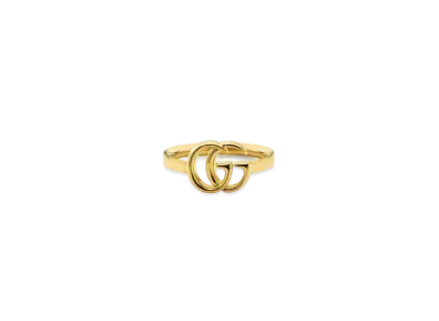 GUCCI Double G Yellow Gold Ring
