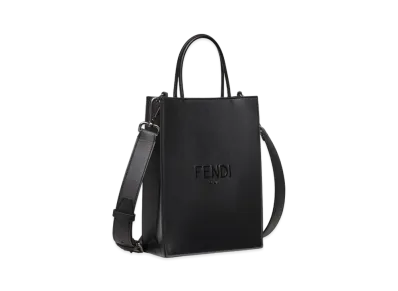 FENDI Shopping Bag Small Leather Bag "Black"