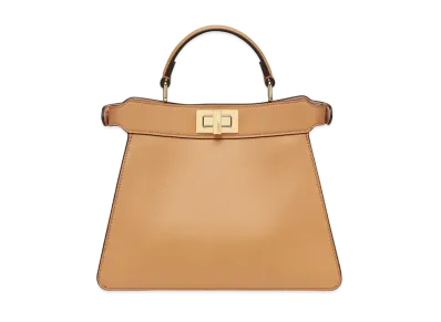 FENDI Peekaboo Iseeu Small Leather Bag "Beige"