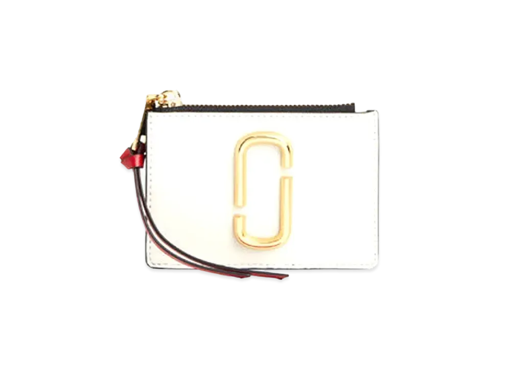 Marc Jacobs The Snapshot Top Zip Multi Wallet "Coconut Multi"