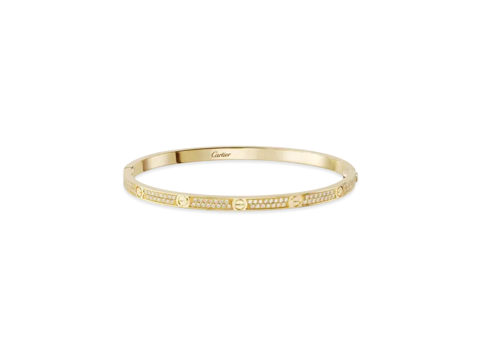Cartier Love Bracelet, Small Model, Pave