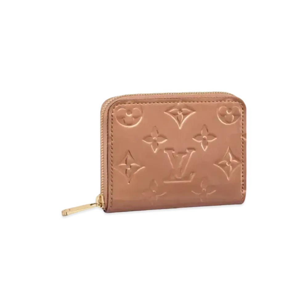 Louis Vuitton Zippy Coin Purse Monogram Vernis "Rose Gold"