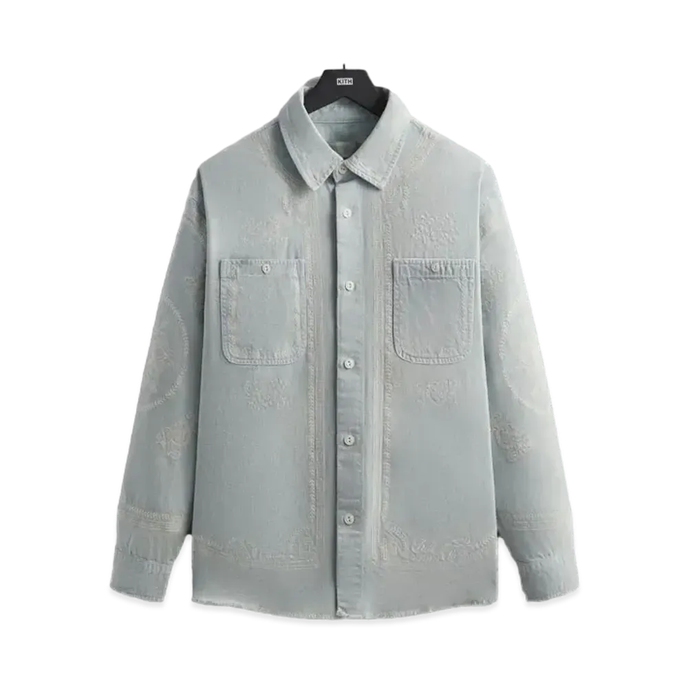 Kith Raw Hem Denim Apollo Shirt "Breath"