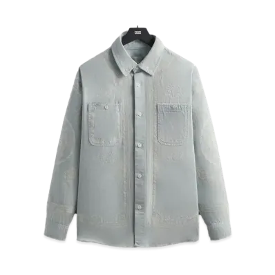 Kith Raw Hem Denim Apollo Shirt "Breath"