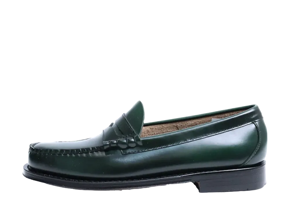 G.H.BASS Loafer Larson High Shine Leather "Dark Green" 11010H