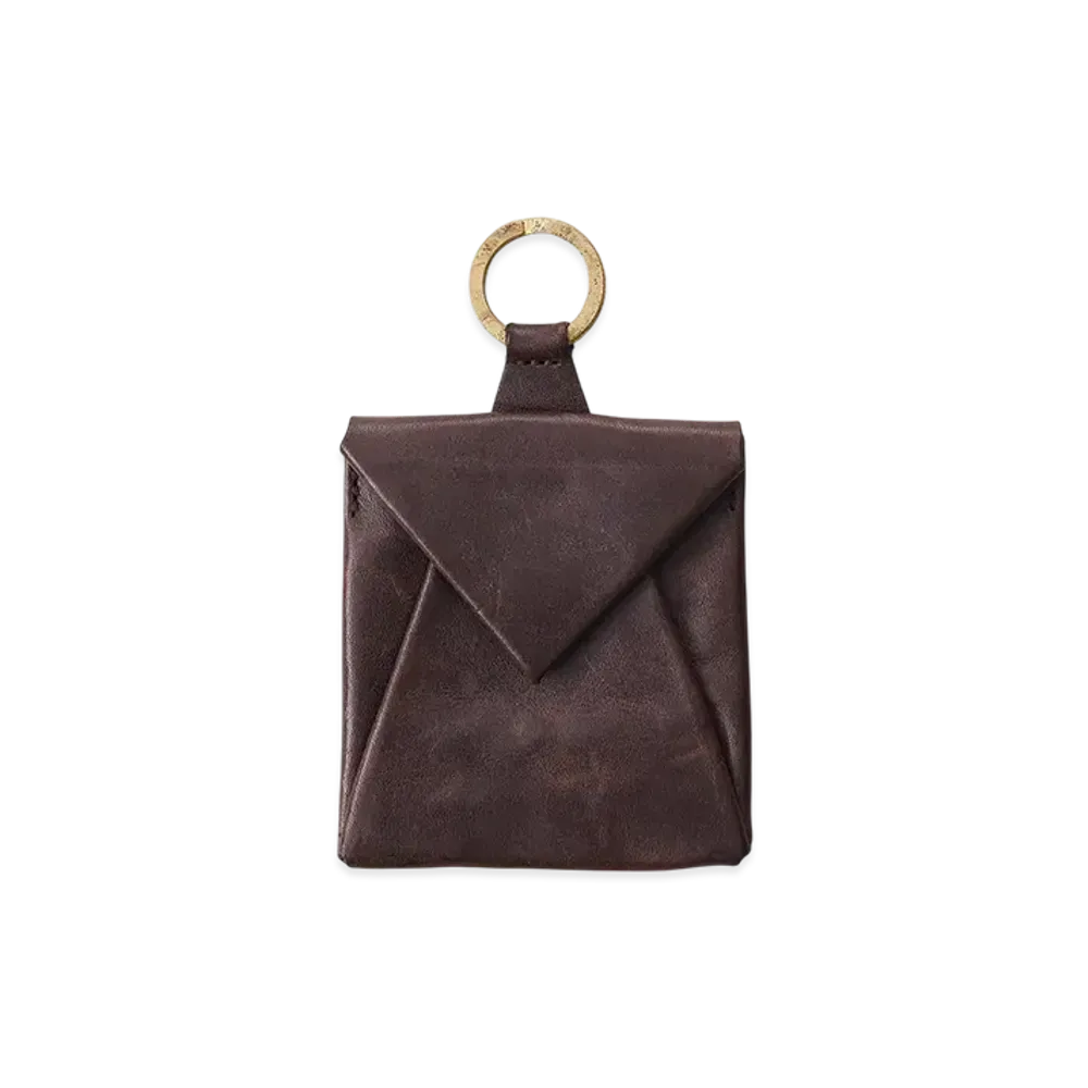 NICENESS H.R.Fats NN Coin Case - Oiled Horse Leather "Brown"