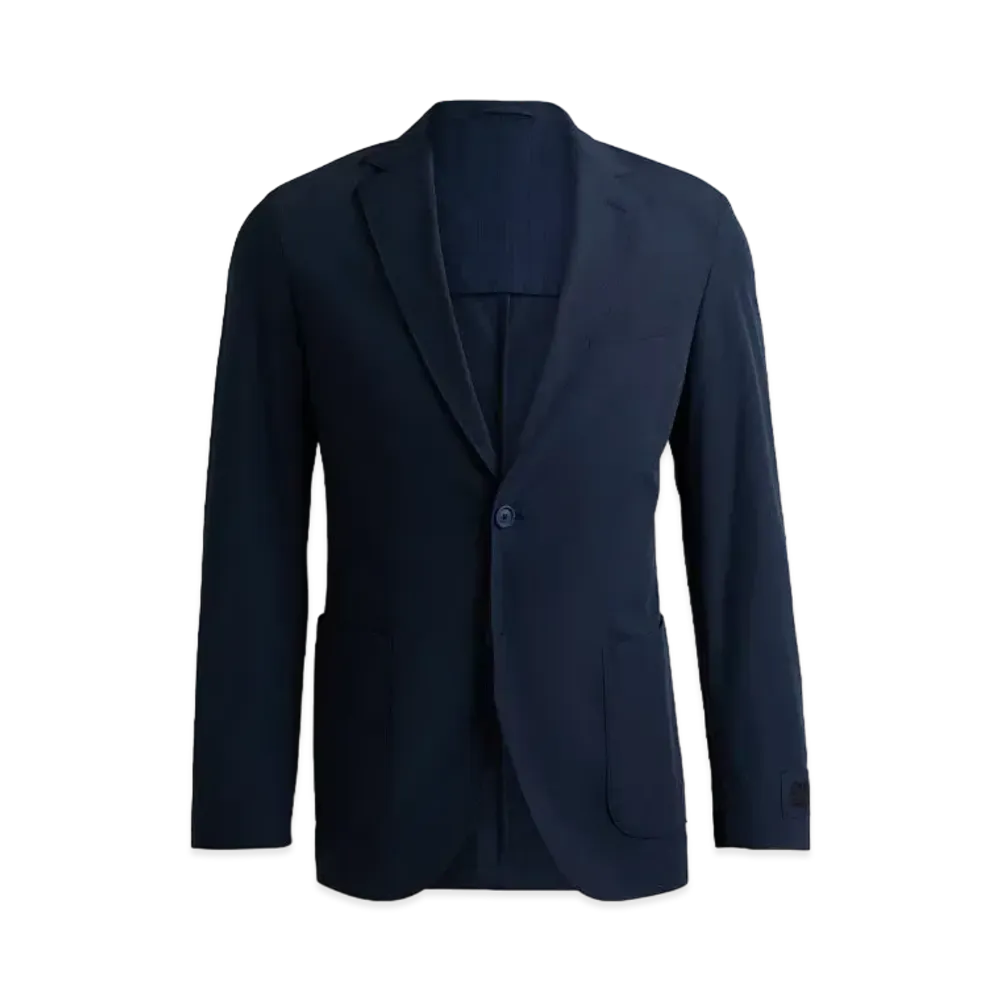 Boss x Shohei Ohtani Blazer Lightweight Stretch Fabric "Dark Blue"