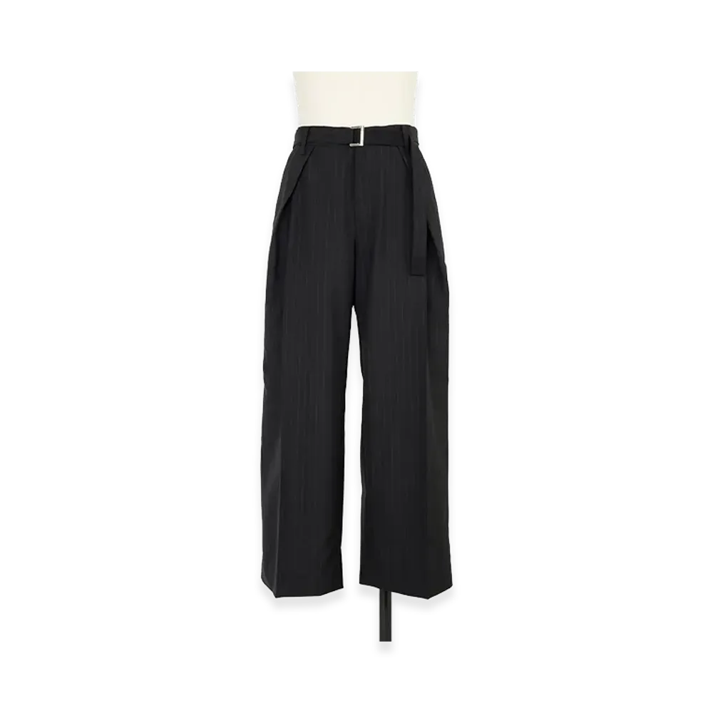 sacai Chalk Stripe Pants "Black"