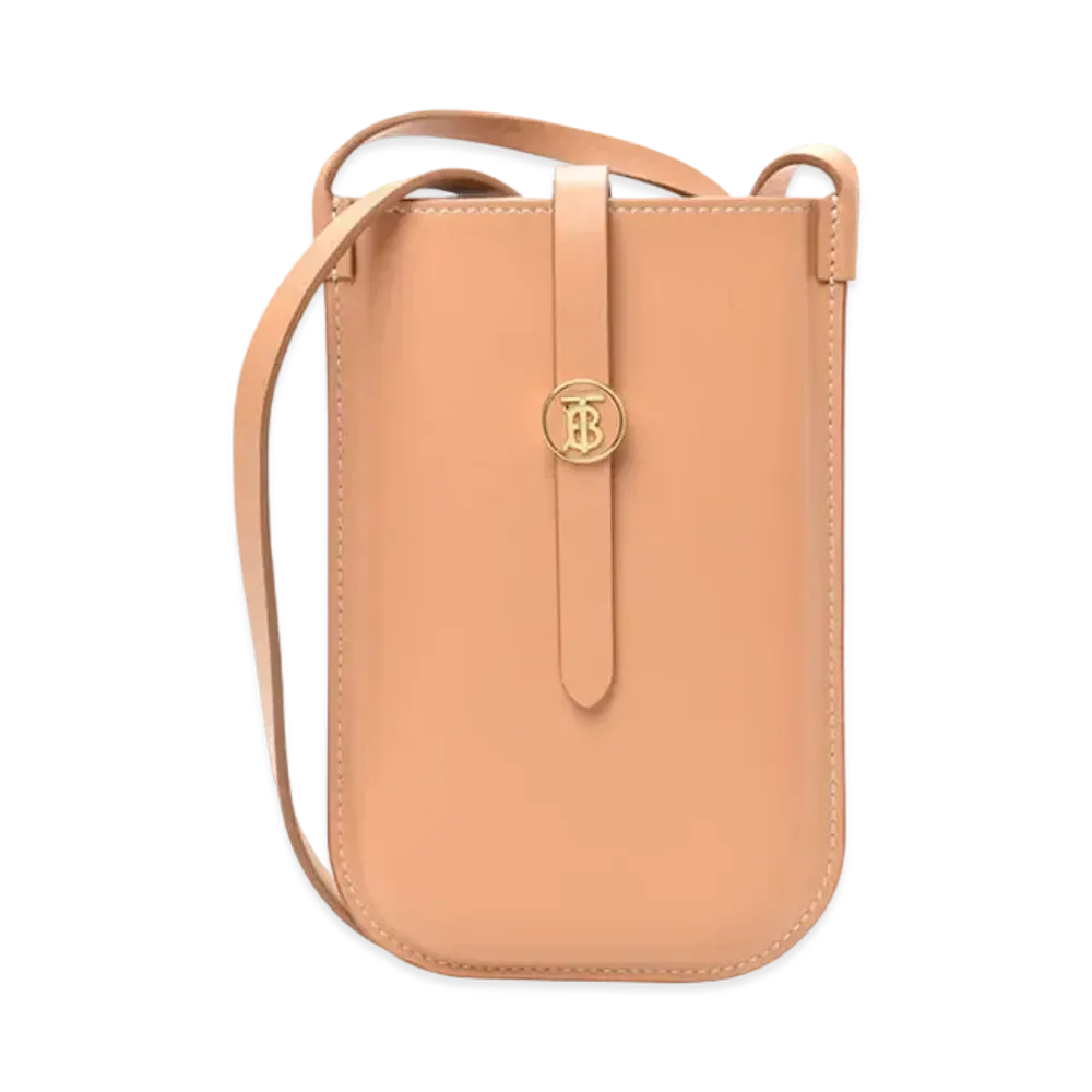 Burberry Anne Leather Phone Case Shoulder Bag Light "Beige"