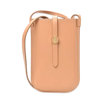 Burberry Anne Leather Phone Case Shoulder Bag Light "Beige"