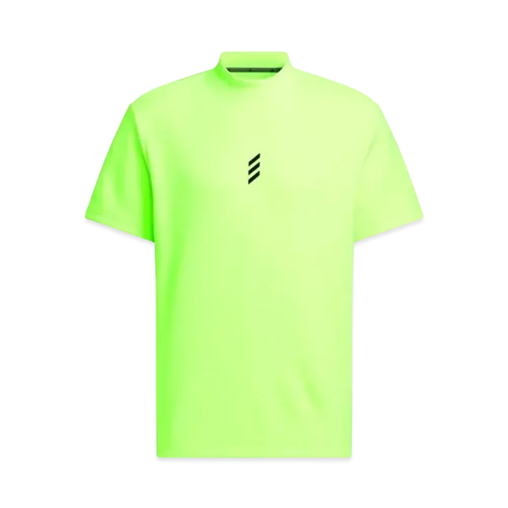 adidas Code Chaos Mock Neck Short Sleeve Shirt "Lucid Lemon"