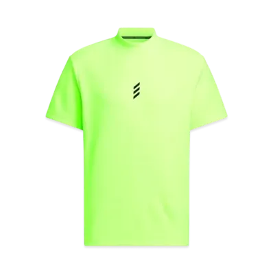 adidas Code Chaos Mock Neck Short Sleeve Shirt "Lucid Lemon"