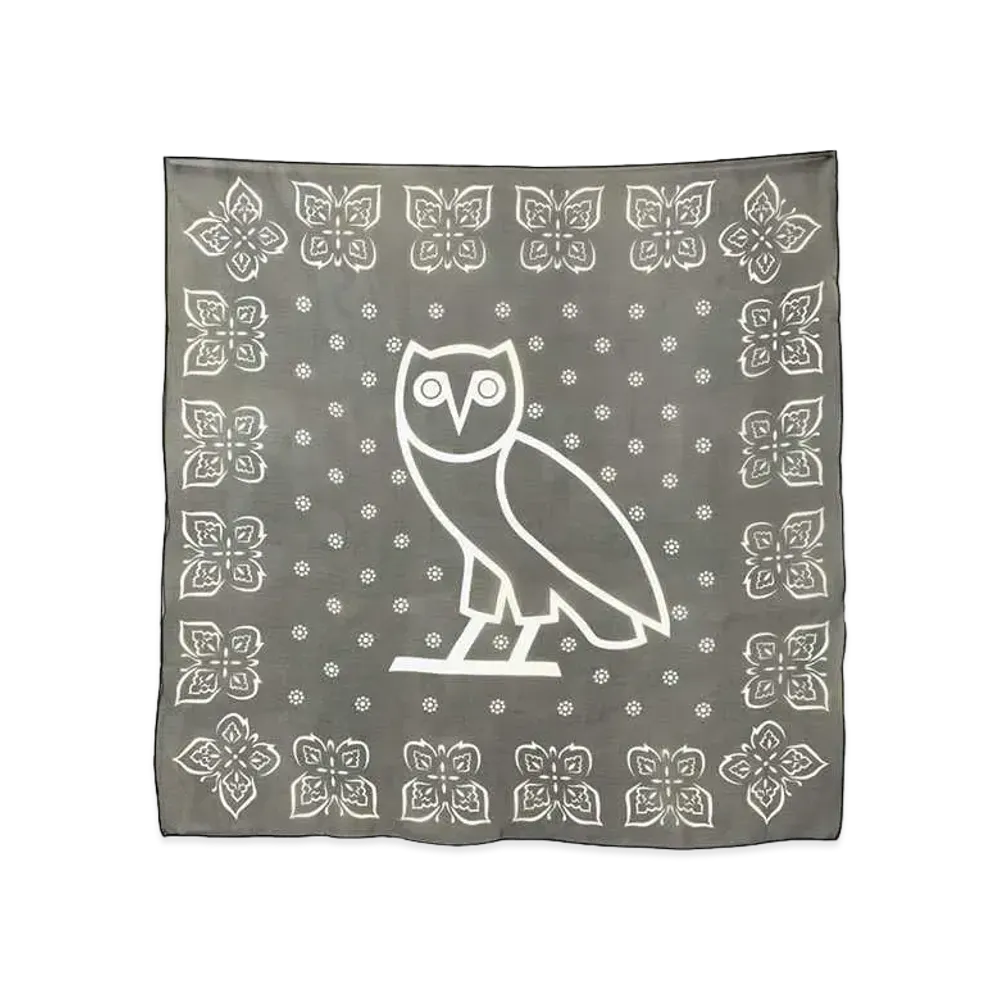Needles x OCTOBER’S VERY OWN Silk Scarf "Black"