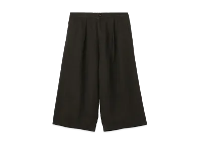 Yohji Yamamoto Y's VIYELLA FRONT TUCK WIDE PANTS "Khaki"