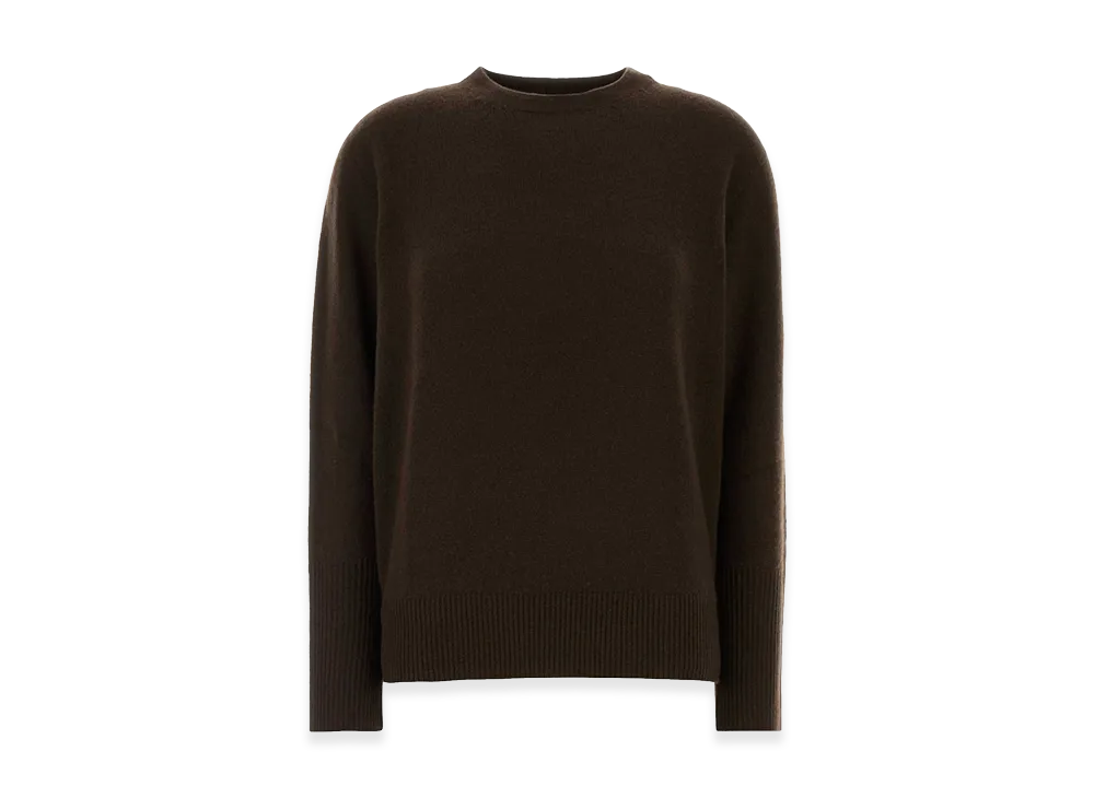 The Row Women's Cashmere Odelle Sweater "Dark Brown"