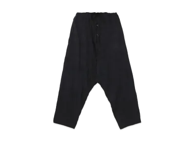Yohji Yamamoto Y's PLAIN STITCH WRINKLE Y's STITCH SAROUEL PANTS "Black"