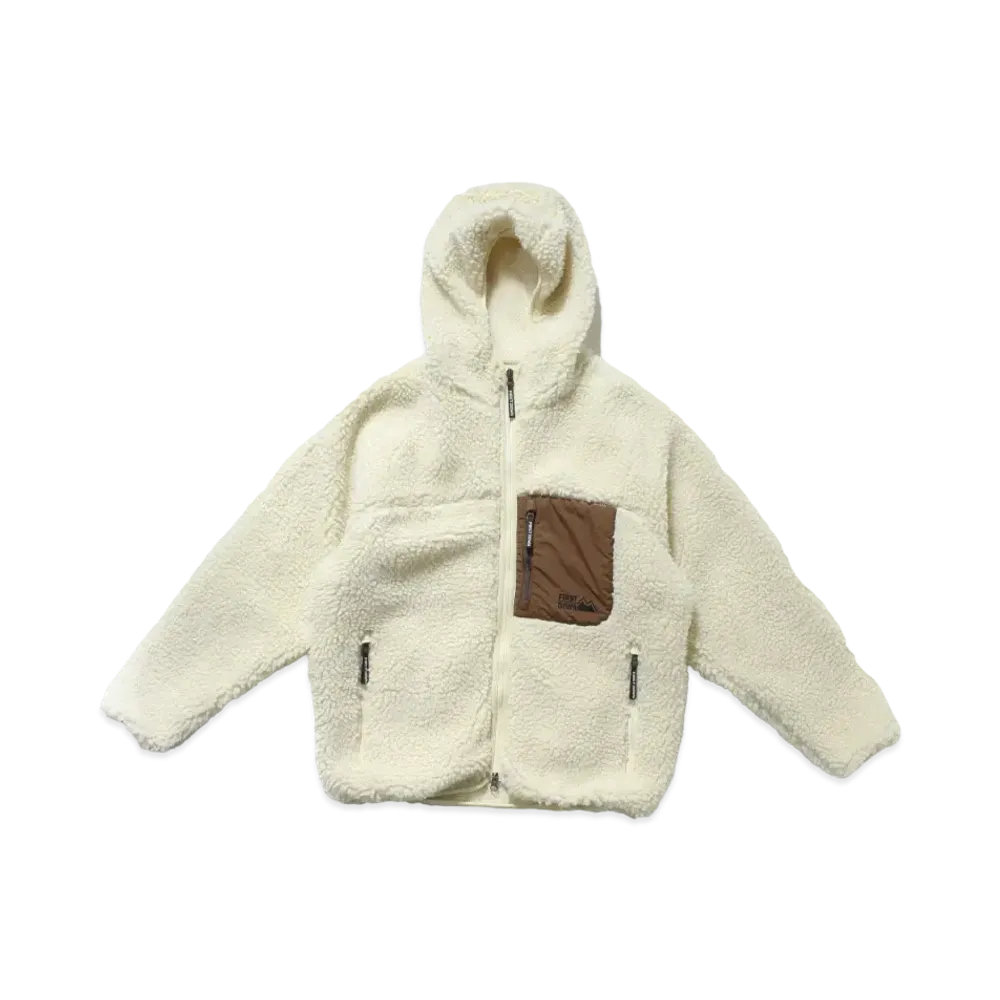 FIRST DOWN TUMBLING BOA HOODIE "Off White"