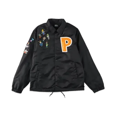 WIND AND SEA x PARAPPA THE RAPPER COACH JACKET "Black"