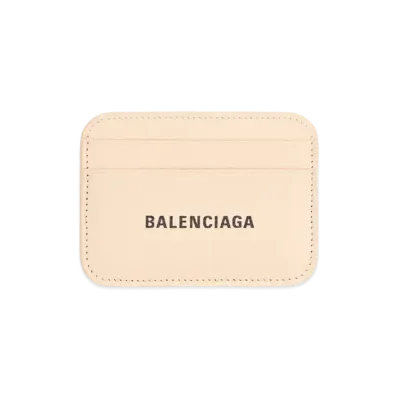 BALENCIAGA Cash Card Holder "Beige"