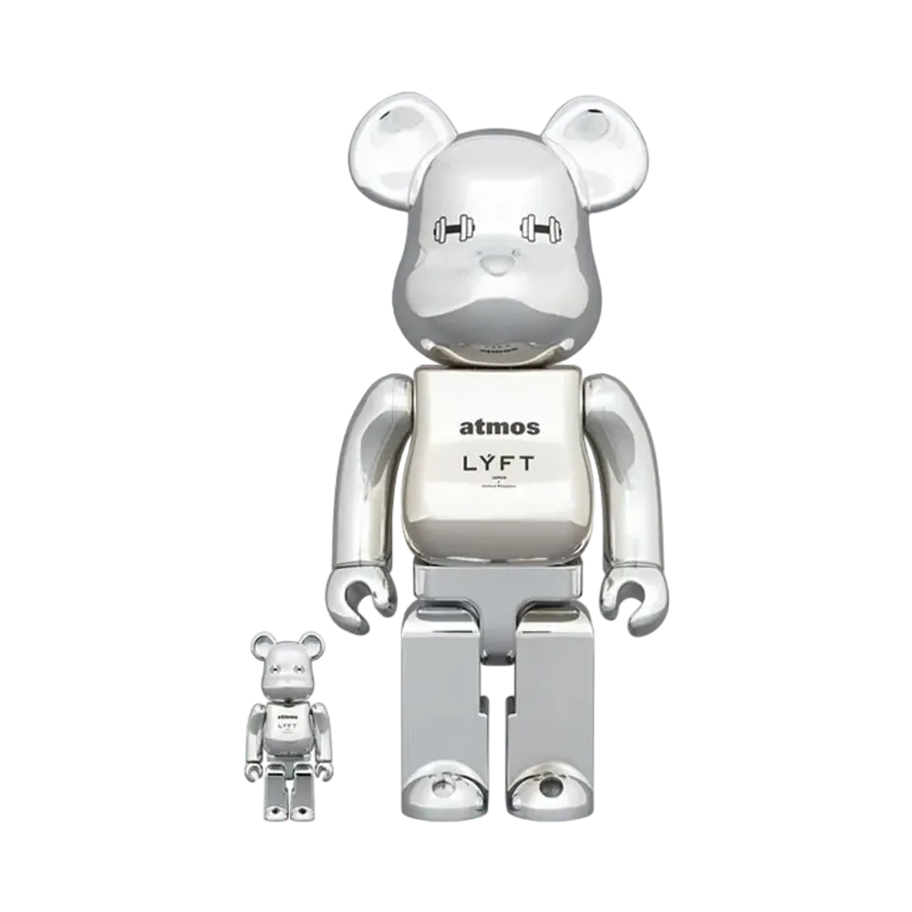 Bearbrick atmos × LYFT 100% & 400%