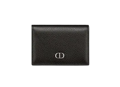 Dior Business Card Case CD Icon Grade Calfskin "Black"
