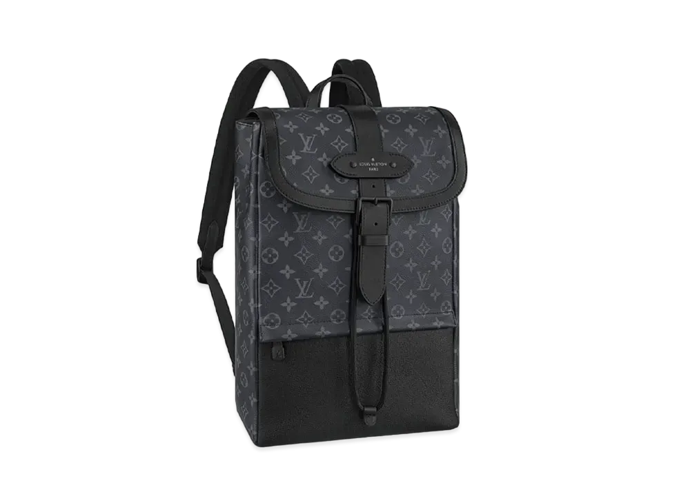 Louis Vuitton Saumur Backpack Monogram Eclipse "Noir"