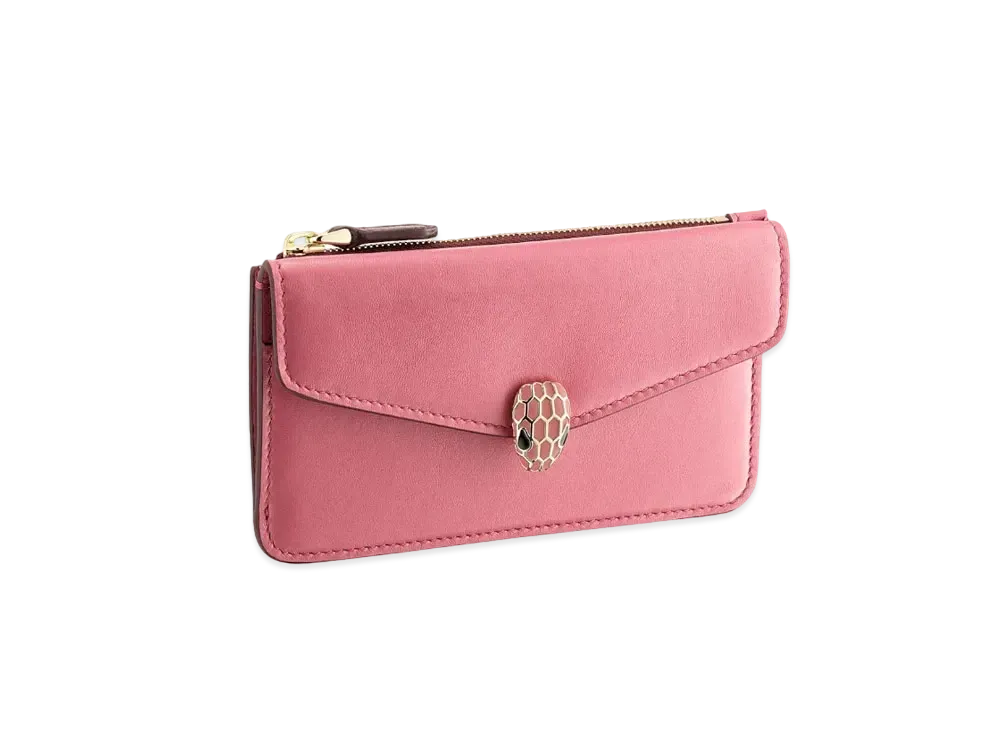 BVLGARI Serpenti Forever Card Holder "Pink"