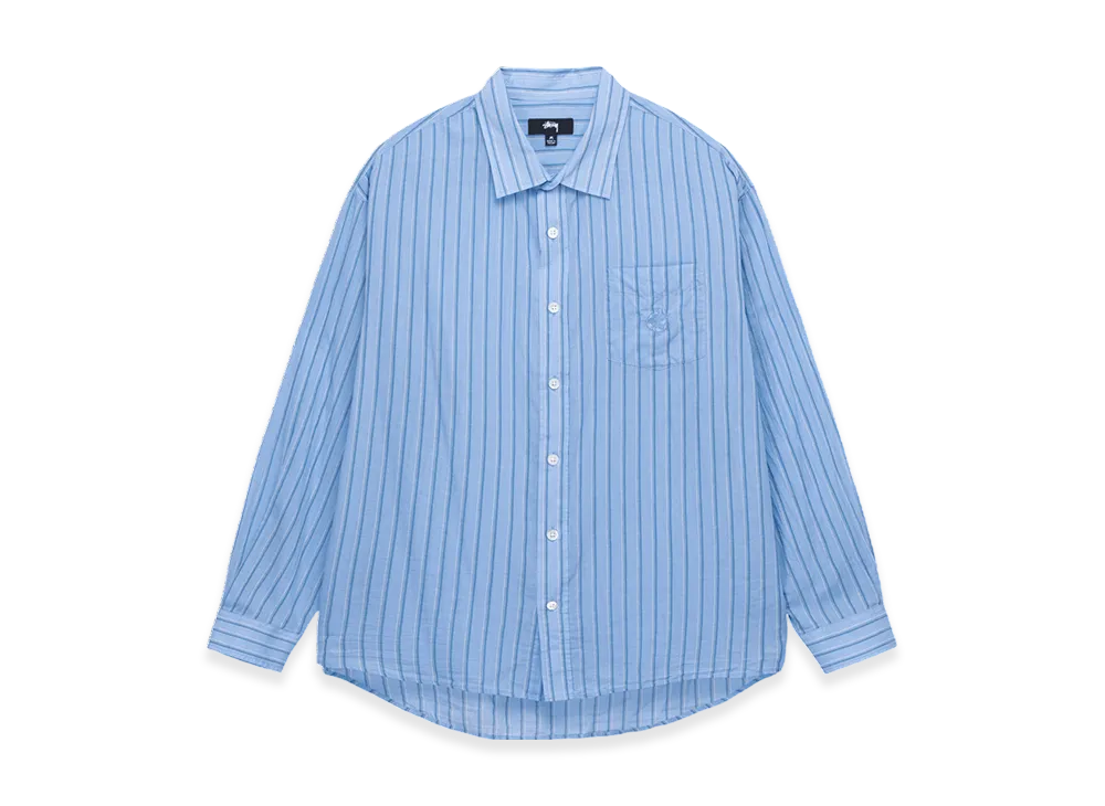 ステューシー ステューシー ライトウェイト クラシックシャツ ピンク "ブルー"