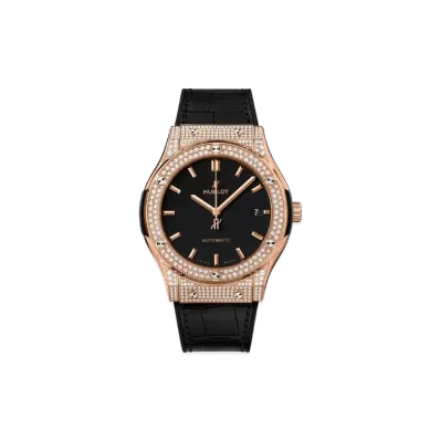 HUBLOT Classic Fusion King Gold Pave 42mm