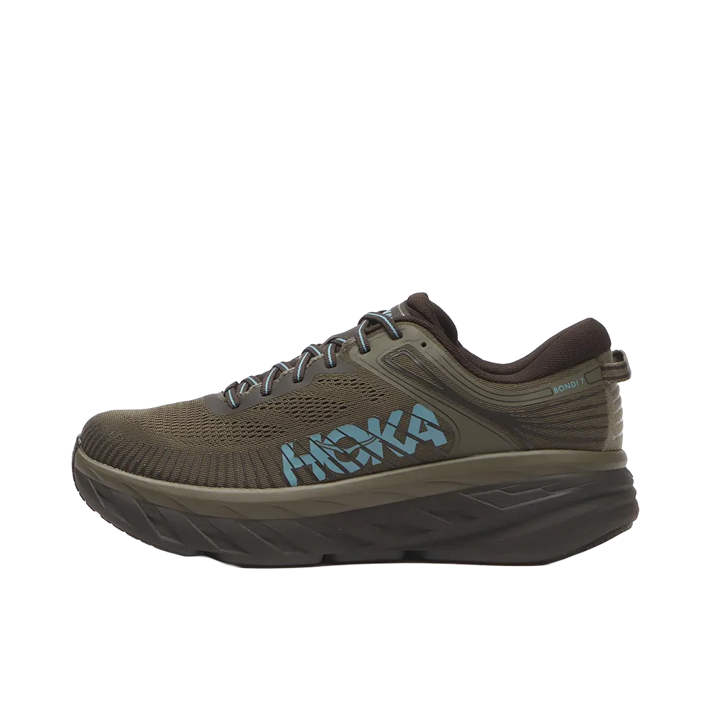 Hoka Bondi 7 "Antique Olive/Cast Iron"
