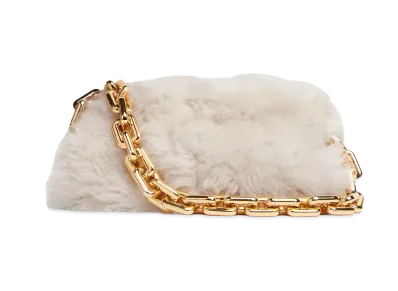 Bottega Veneta Chain Pouch "Popcorn"