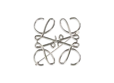 LOEWE Women's Silver Metal Pin "Silver"
