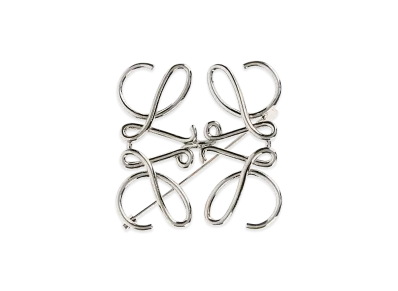 LOEWE Women's Metal Pin "Silver"