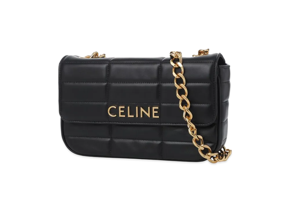 CELINE Chain Shoulder Bag "Black"