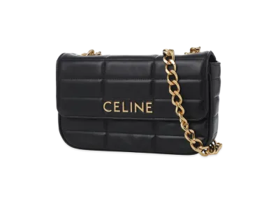CELINE Chain Shoulder Bag "Black"