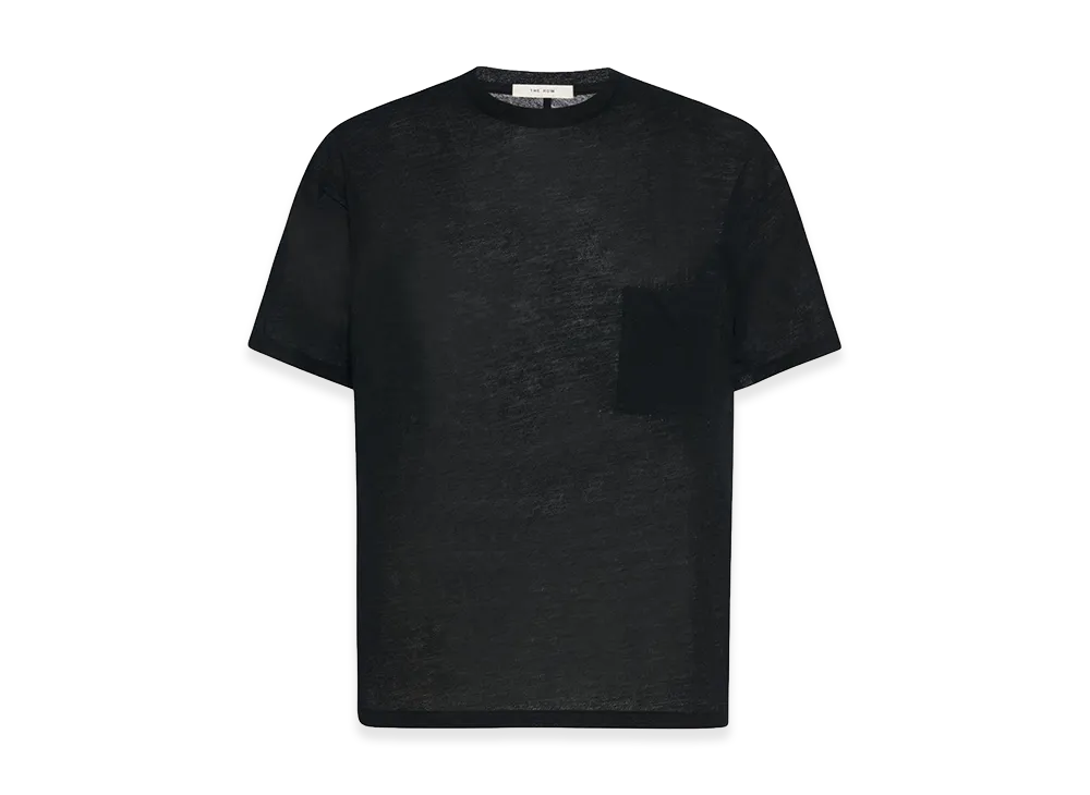 The Row Niels Virgin Wool and Cashmere Top "Black"