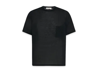 The Row Niels Virgin Wool and Cashmere Top "Black"