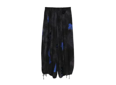 Yohji Yamamoto Y's LES ARTS GRAPHIQUES Ry/LAWN WIRE PRINT BLUE BALLOON PANTS "Blue"