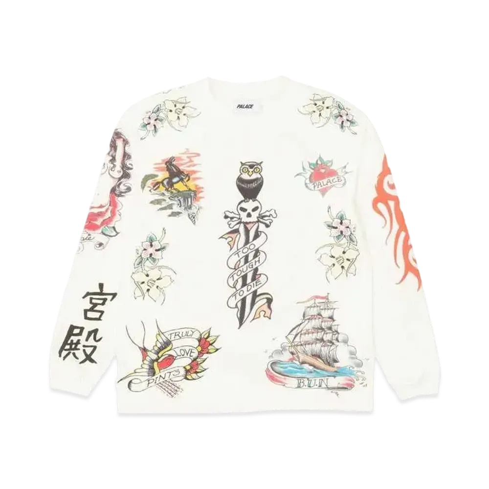 PALACE Inky Longsleeve "White"
