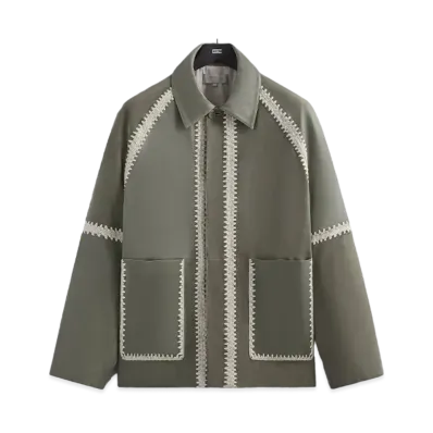 Kith Suede Combo Niko Jacket "Region"