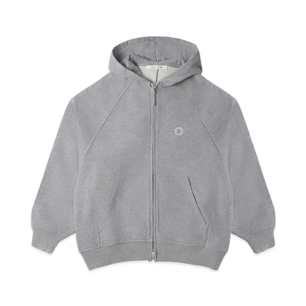 1017 ALYX 9SM Oversized Zip-Up Hoodie "Grey"