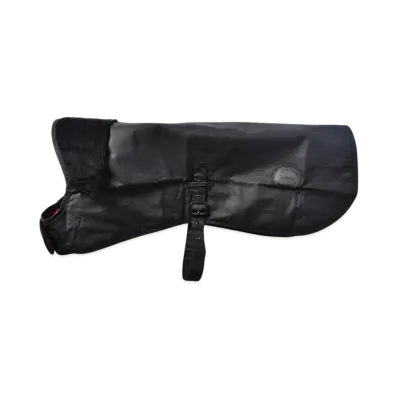 Barbour Waxed Dog Coat "Black"
