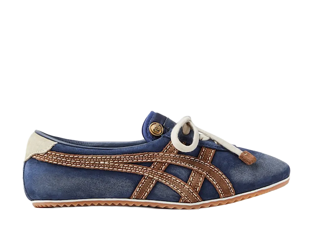 Versace × Onitsuka Tiger Women's Tai-Chi Sakura Suede Sneaker "Blue"