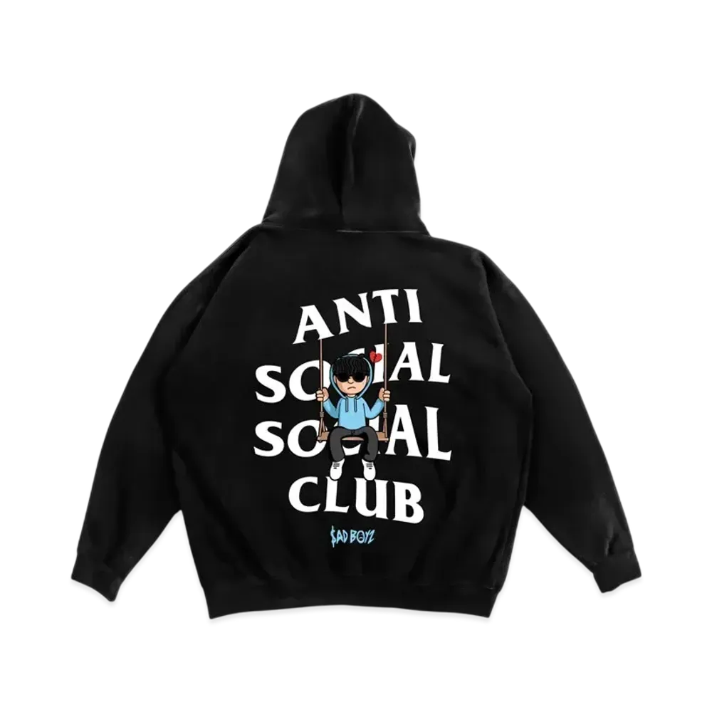 ANTI SOCIAL SOCIAL CLUB x Sad Boys Season2 Swing Hoodie "Black"